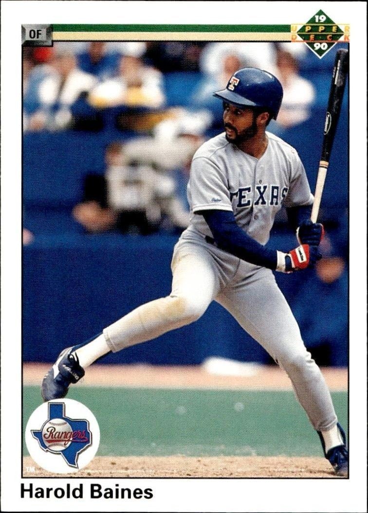 1990 Upper-Deck Low Number Harold Baines #353 trading card