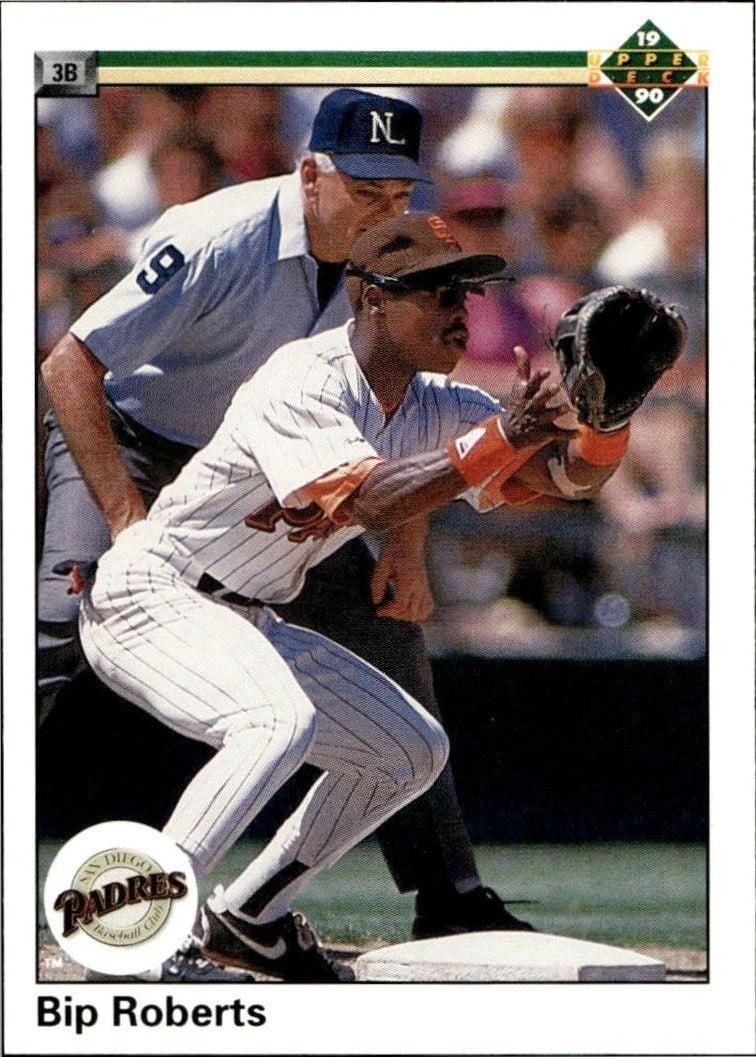 1990 Upper-Deck Low Number Bip Roberts #303 trading card