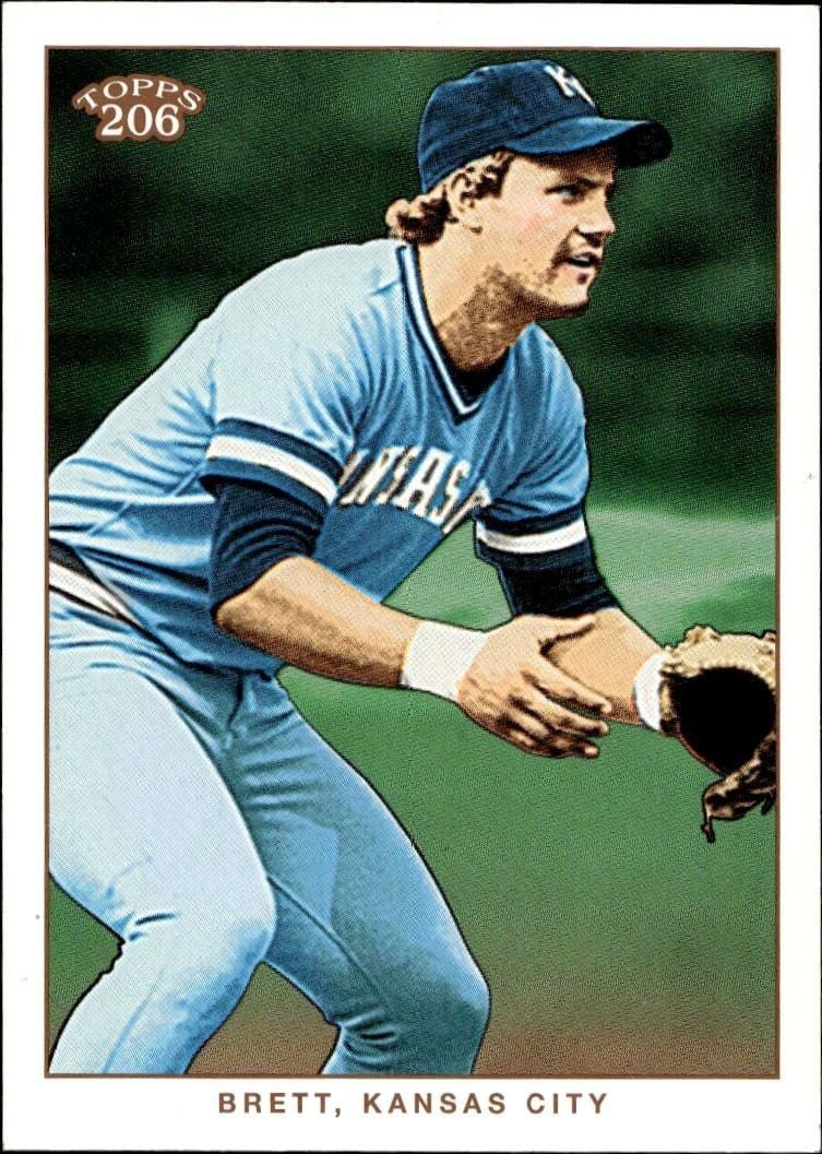 2002 Topps T206 George Brett #159 trading card