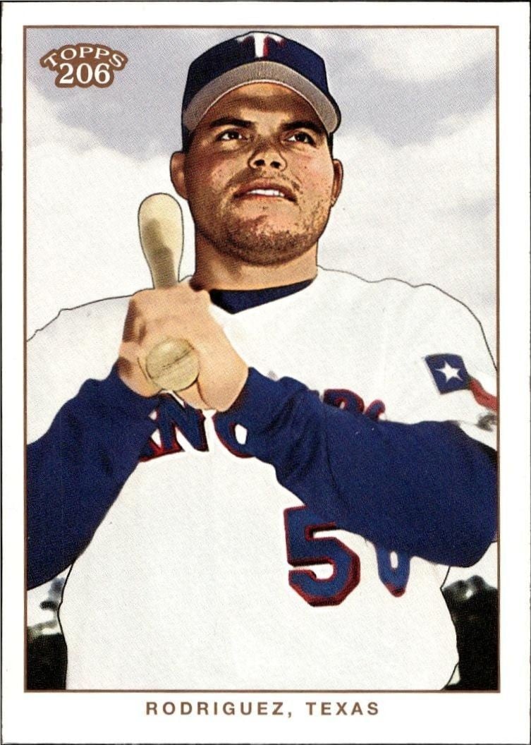 2002 Topps T206 Ivan Rodriguez #246 trading card