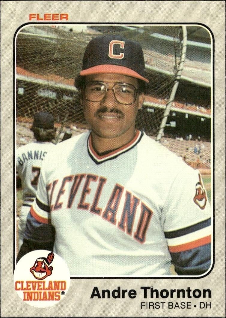 1983 Fleer Andre Thornton #421 trading card