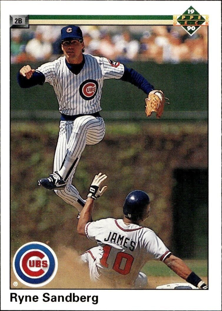 1990 Upper-Deck Low Number Ryne Sandberg #324 trading card