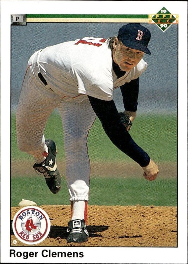 1990 Upper-Deck Low Number Roger Clemens #323 trading card