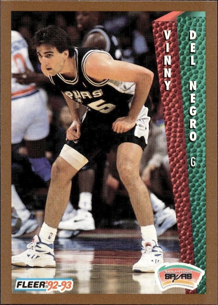 Vinny Del Negro 1992 Fleer Vinny Del Negro #426 basketball trading card front