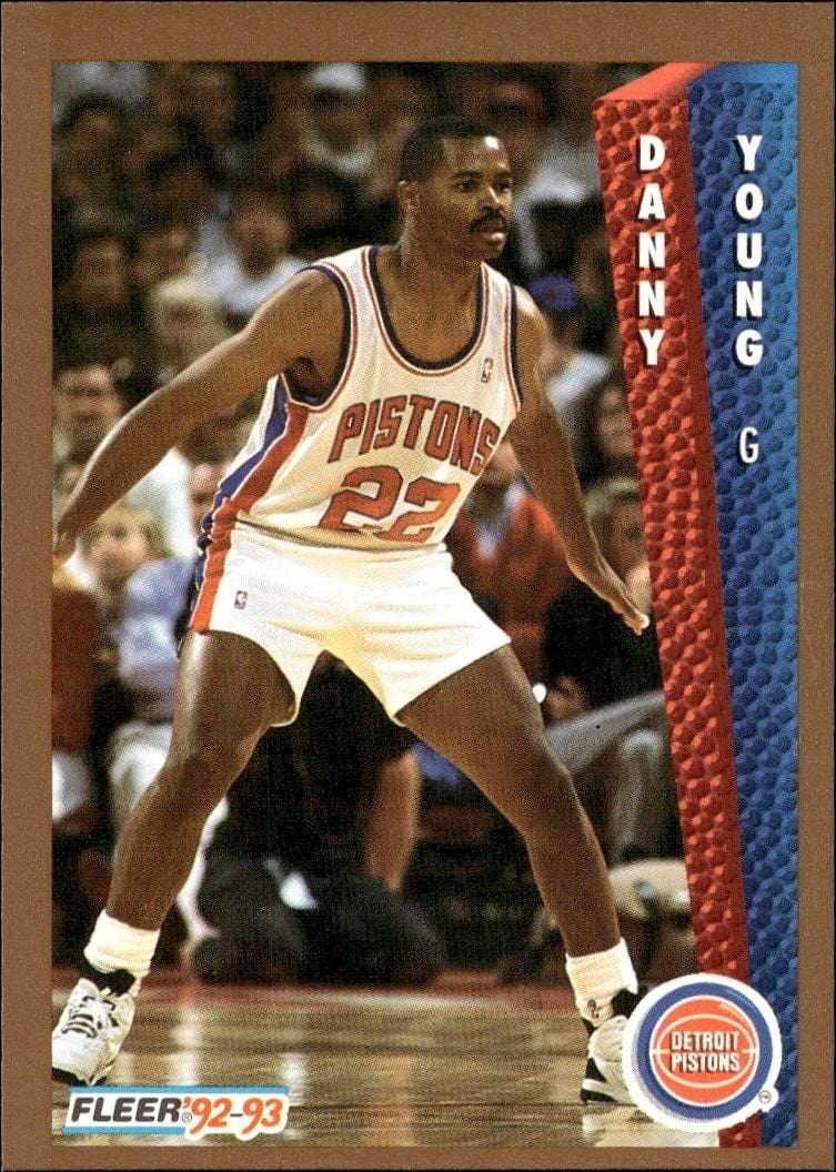 1992-93 Fleer Danny Young #337 trading card