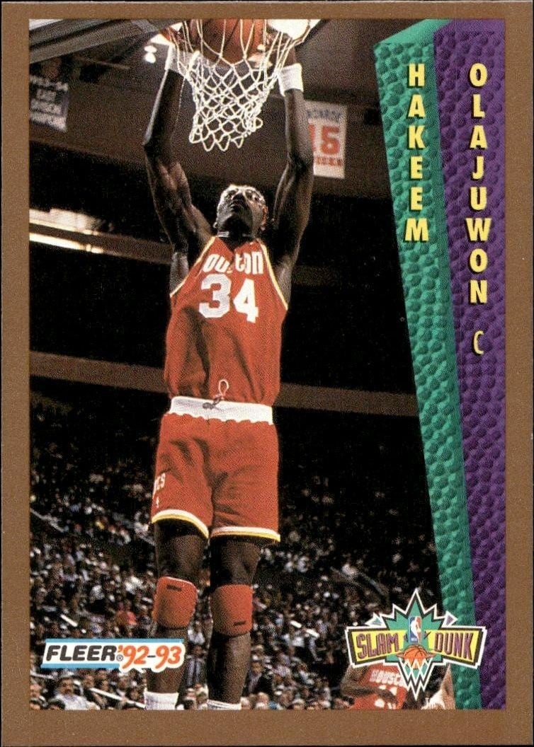 1992-93 Fleer Hakeem Olajuwon #294 trading card