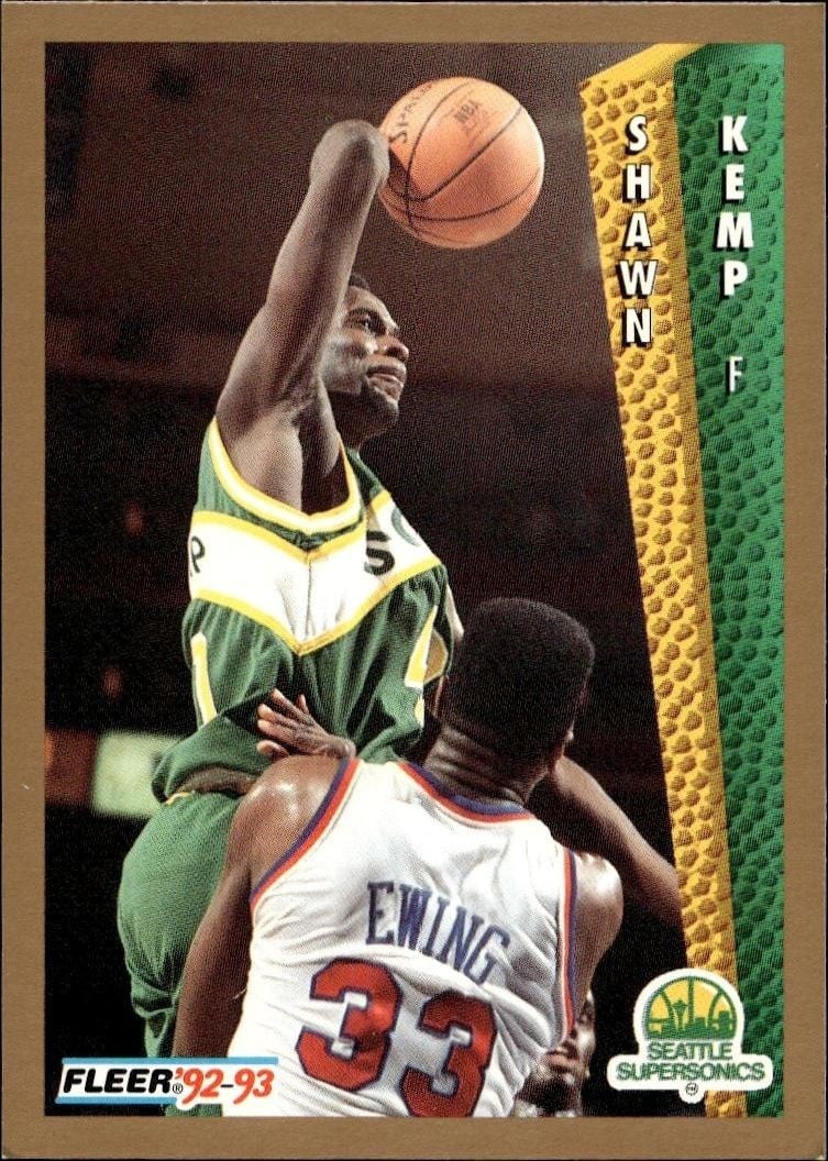 1992-93 Fleer Shawn Kemp #213 trading card
