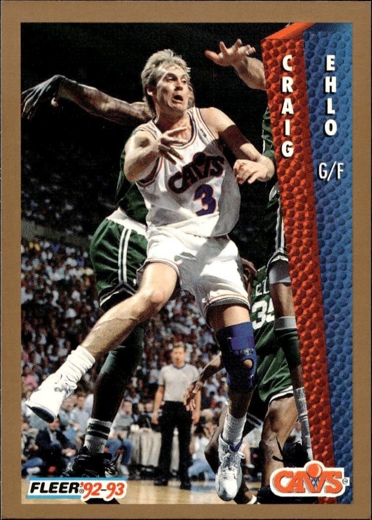 Craig Ehlo 1992 Fleer Craig Ehlo #41 basketball trading card front