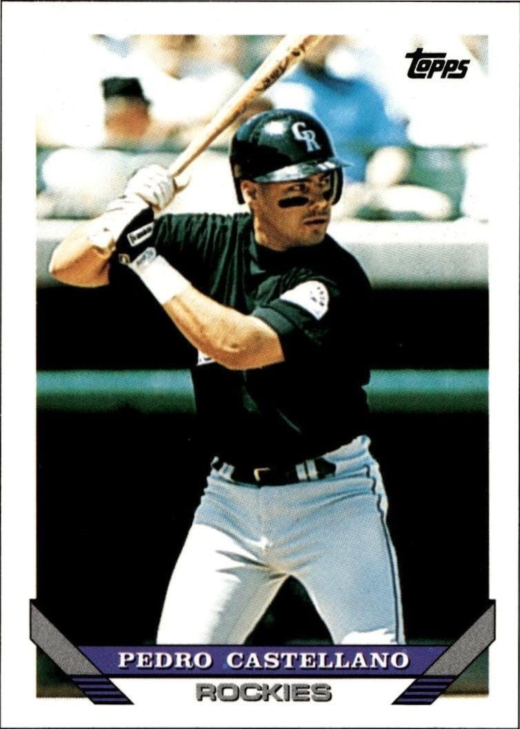 1993 Topps Traded Pedro Castellano #69T trading card