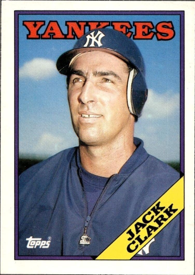 1988 Topps Traded Jack Clark #28T trading card