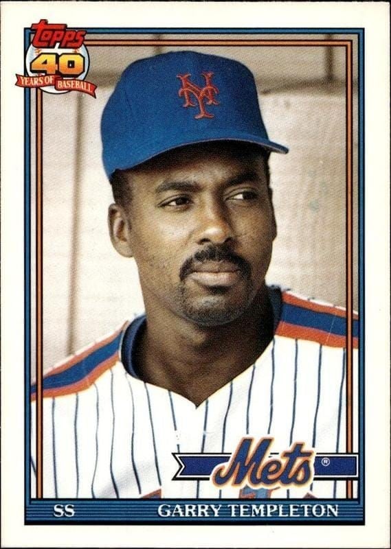 1991 Topps Traded Garry Templeton #118T trading card