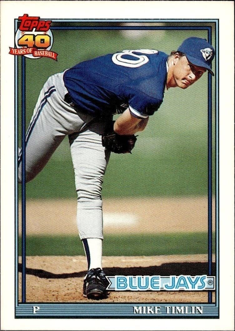 1991 Topps Traded Mike Timlin #121T trading card