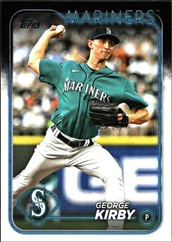 2024 Topps Series 1 George Kirby #75 trading card