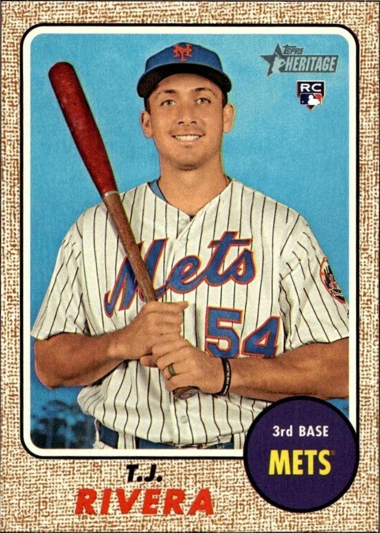 2017 Topps Heritage High Number T.J. Rivera #697 trading card