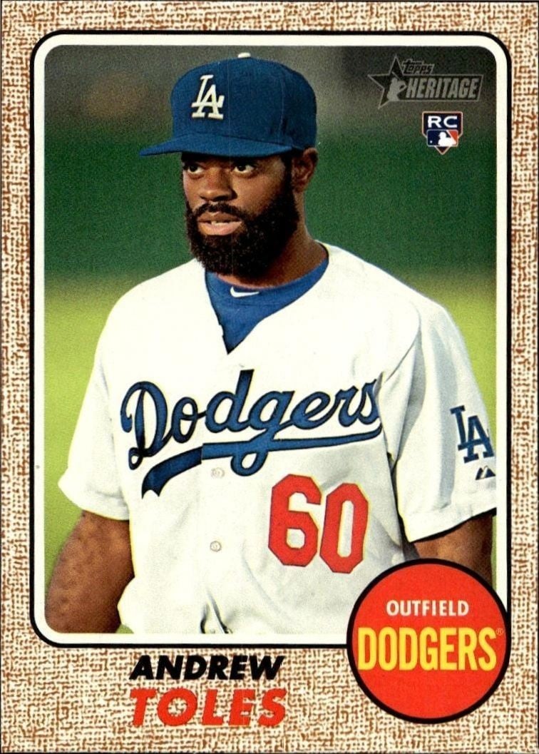 2017 Topps Heritage High Number Andrew Toles #531 trading card
