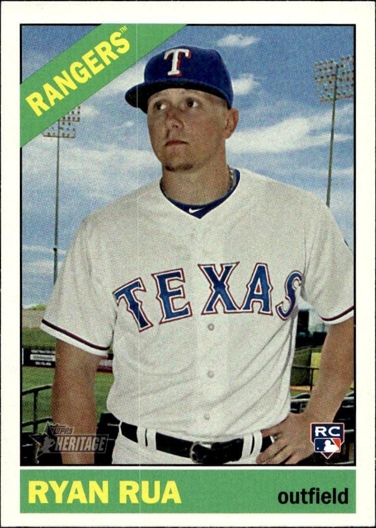 2015 Topps Heritage High Number Ryan Rua #503 trading card