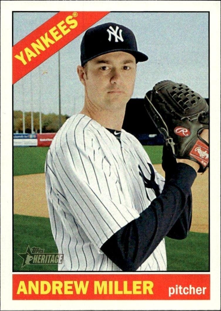 2015 Topps Heritage High Number Andrew Miller #711 trading card