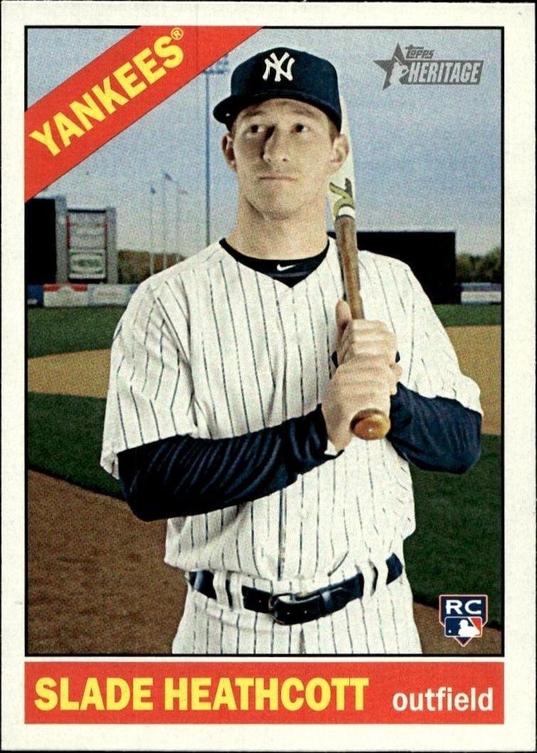2015 Topps Heritage High Number Slade Heathcott #691 trading card
