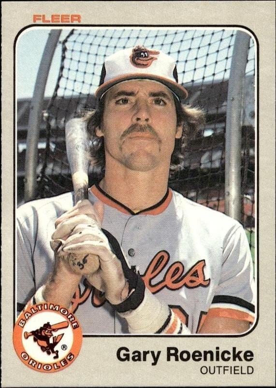 1983 Fleer Gary Roenicke #71 trading card