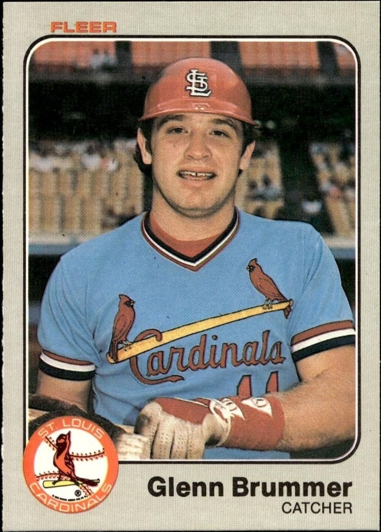 1983 Fleer Glenn Brummer #4 trading card