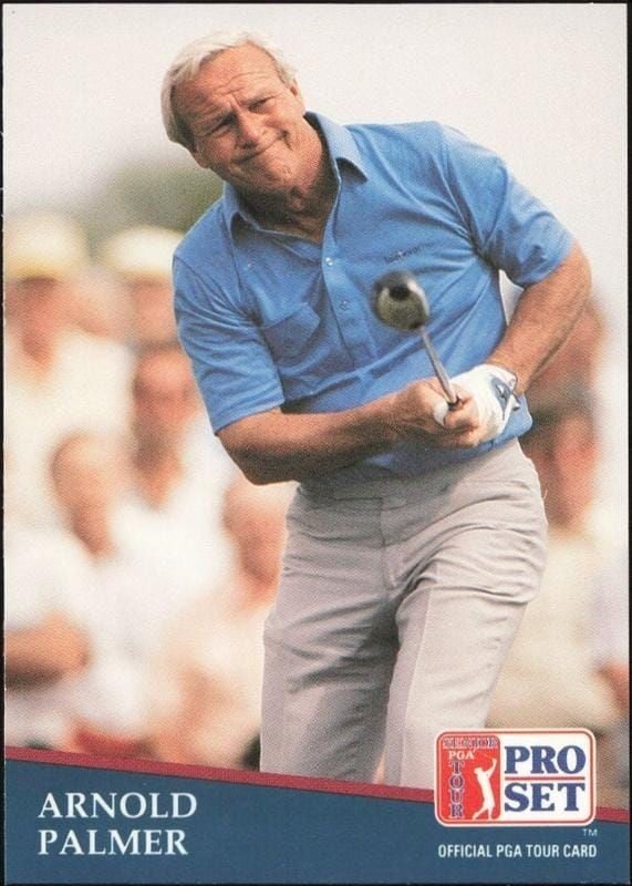 1991 Pro Set PGA Tour Arnold Palmer #220 golf trading card front