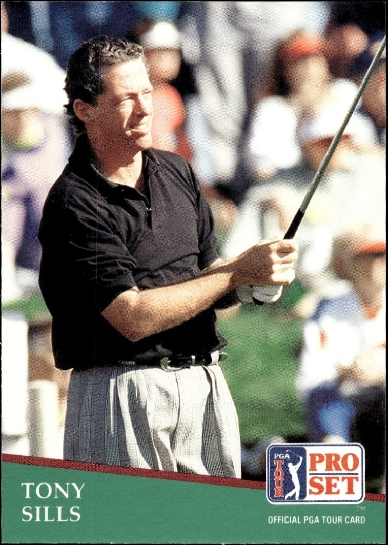 1991 Pro-Set PGA Tour Tony Sills #47 trading card