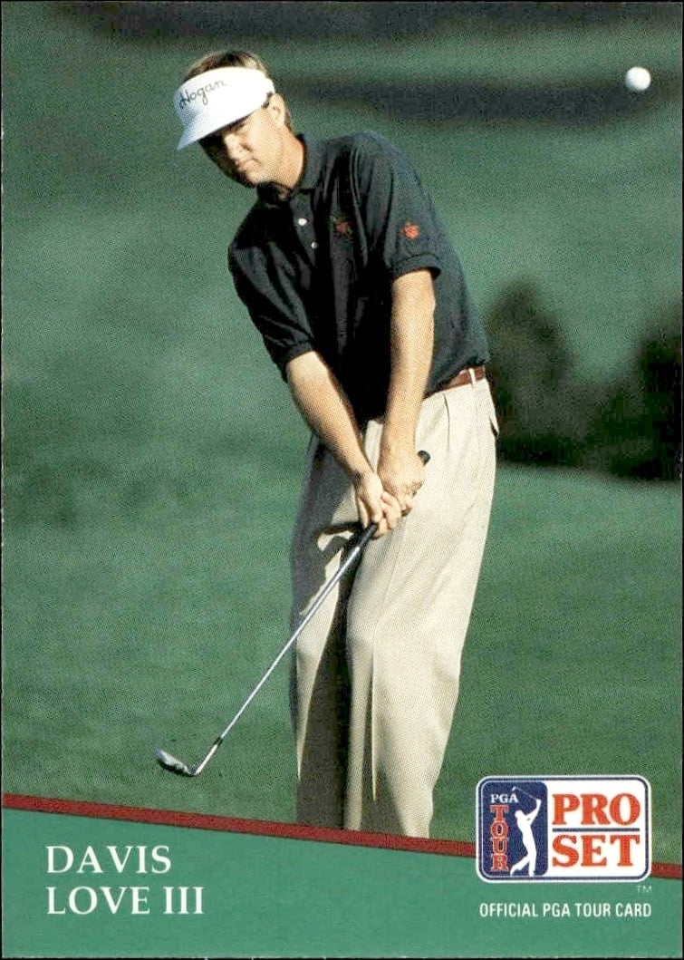 1991 Pro-Set PGA Tour Davis Love III #105 trading card