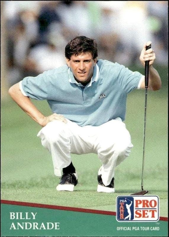 1991 Pro-Set PGA Tour Billy Andrade #28 trading card