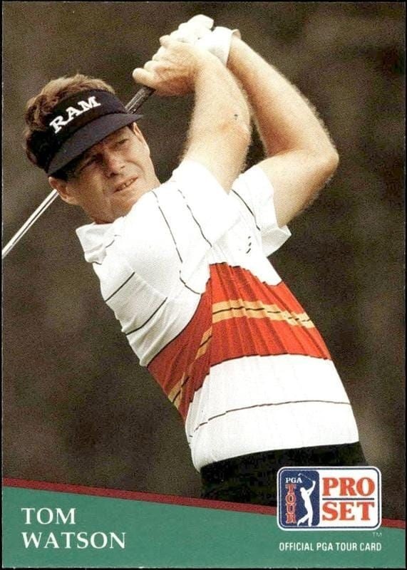 1991 Pro-Set PGA Tour Tom Watson #41 trading card