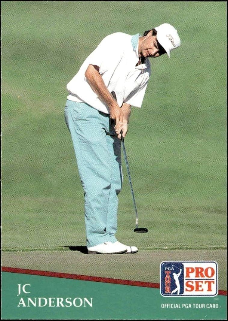 1991 Pro-Set PGA Tour JC Anderson #120 trading card