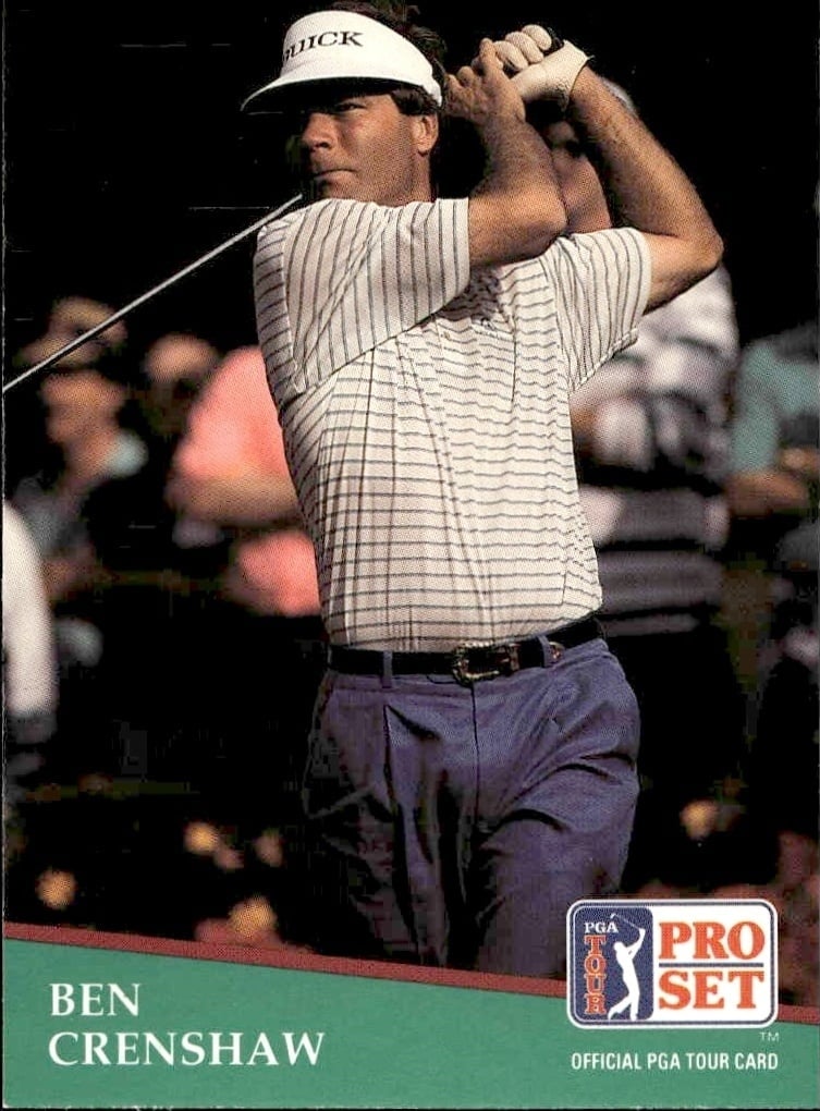 1991 Pro-Set PGA Tour Ben Crenshaw #78 trading card