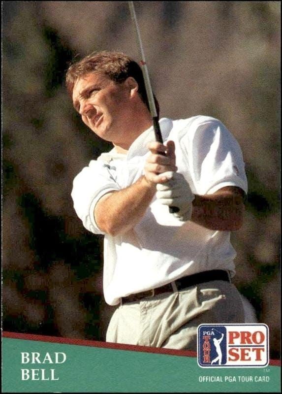 1991 Pro-Set PGA Tour Brad Bell #170 trading card