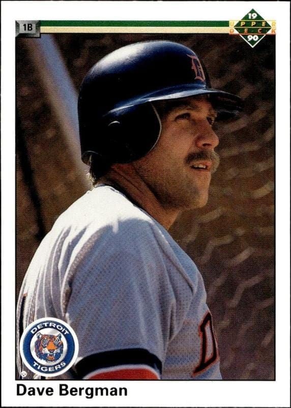 1990 Upper-Deck Low Number Dave Bergman #381 trading card