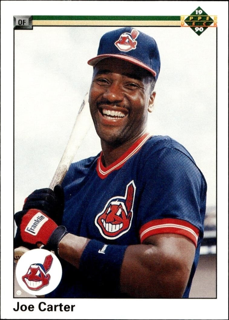 1990 Upper-Deck Low Number Joe Carter #375 trading card