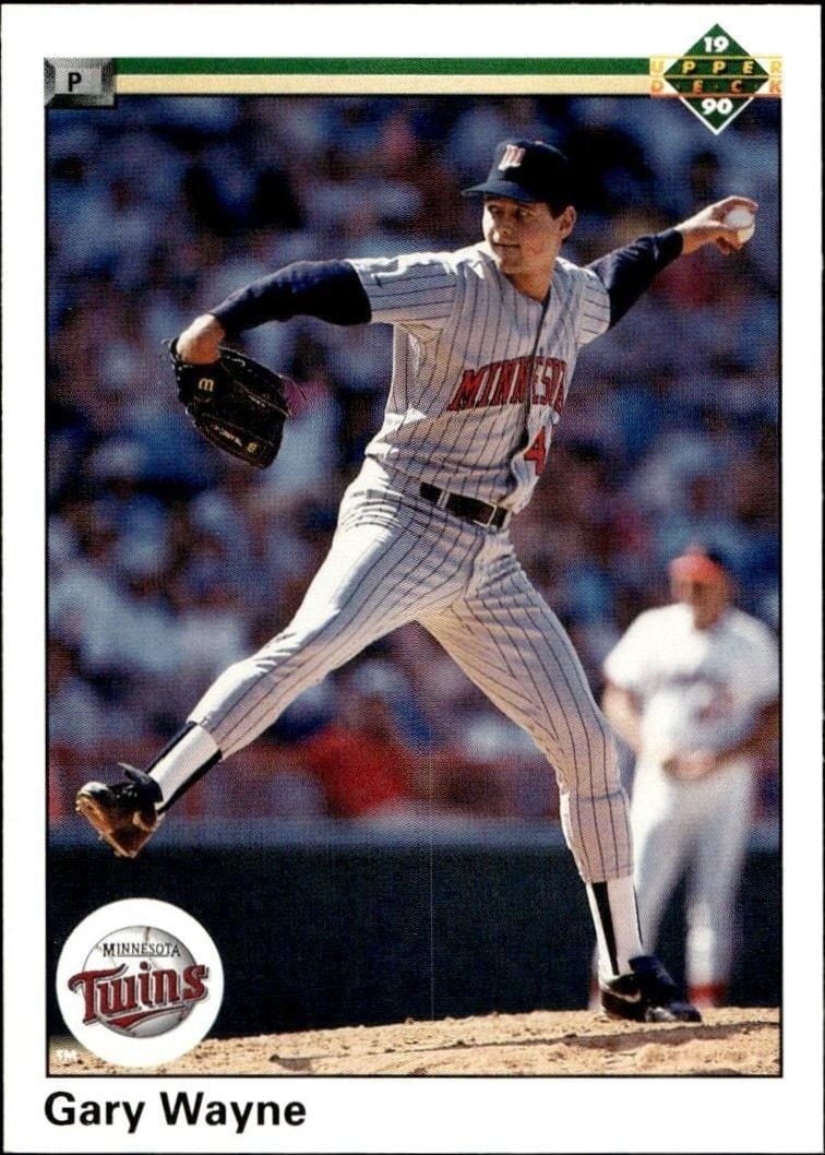 Gary Wayne 1990 Upper Deck #372 Baseball Trading Card - Front 1990 Upper Deck Gary Wayne #372 baseball trading card front