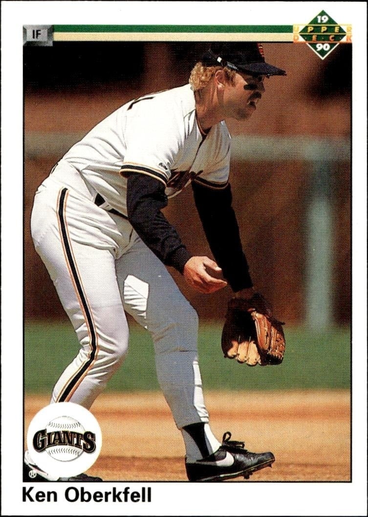 1990 Upper-Deck Low Number Ken Oberkfell #360 trading card