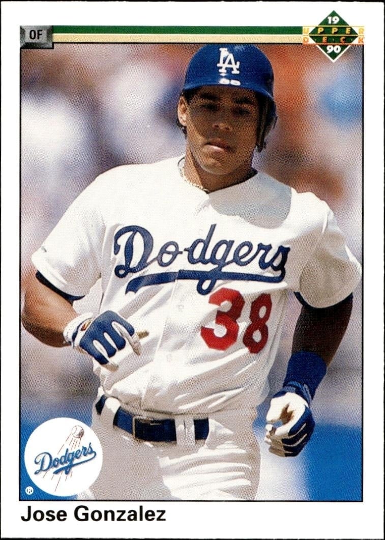 1990 Upper-Deck Low Number Jose Gonzalez #666 trading card