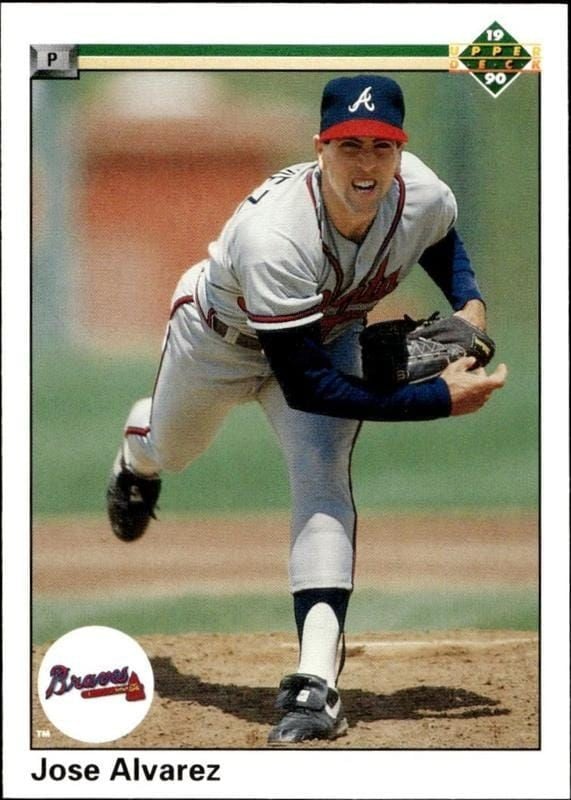 1990 Upper-Deck Low Number Jose Alvarez #634 trading card