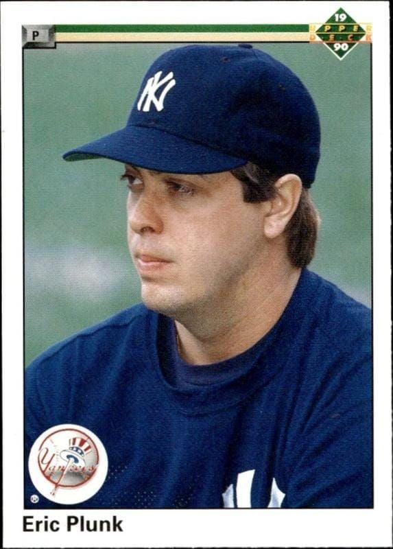 1990 Upper-Deck Low Number Eric Plunk #630 trading card