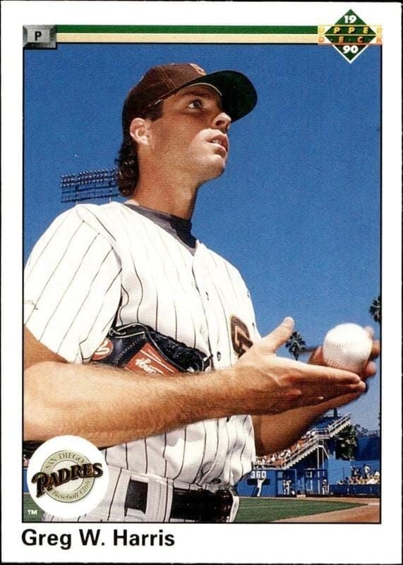 1990 Upper-Deck Low Number Greg W. Harris #622 trading card