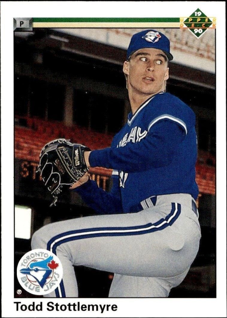 1990 Upper-Deck Low Number Todd Stottlemyre #692 trading card