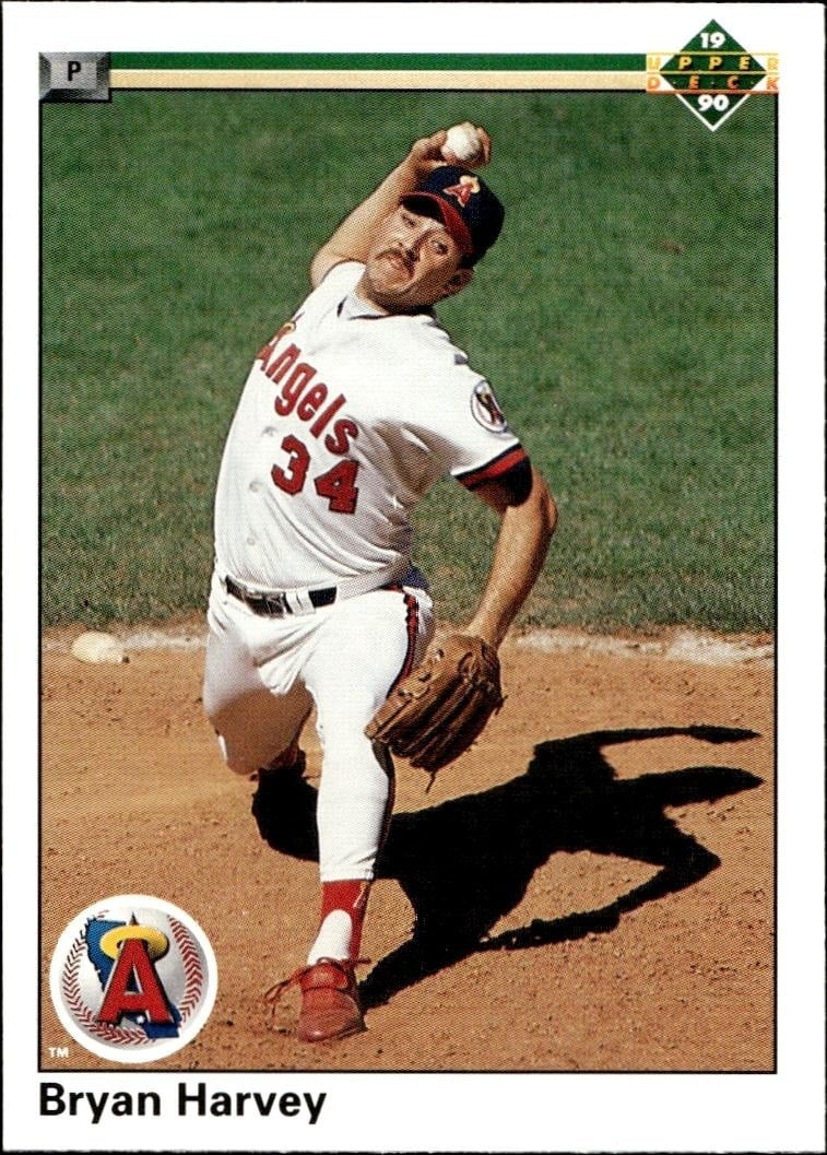 1990 Upper-Deck Low Number Bryan Harvey #686 trading card