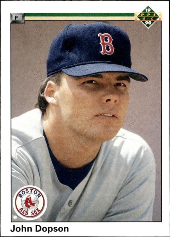 1990 Upper-Deck Low Number John Dopson #671 trading card