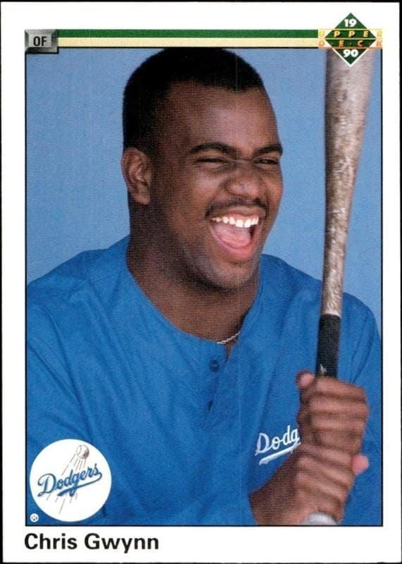 1990 Upper-Deck Low Number Chris Gwynn #526 trading card