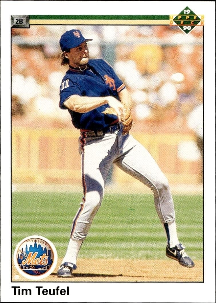 1990 Upper-Deck Low Number Tim Teufel #492 trading card