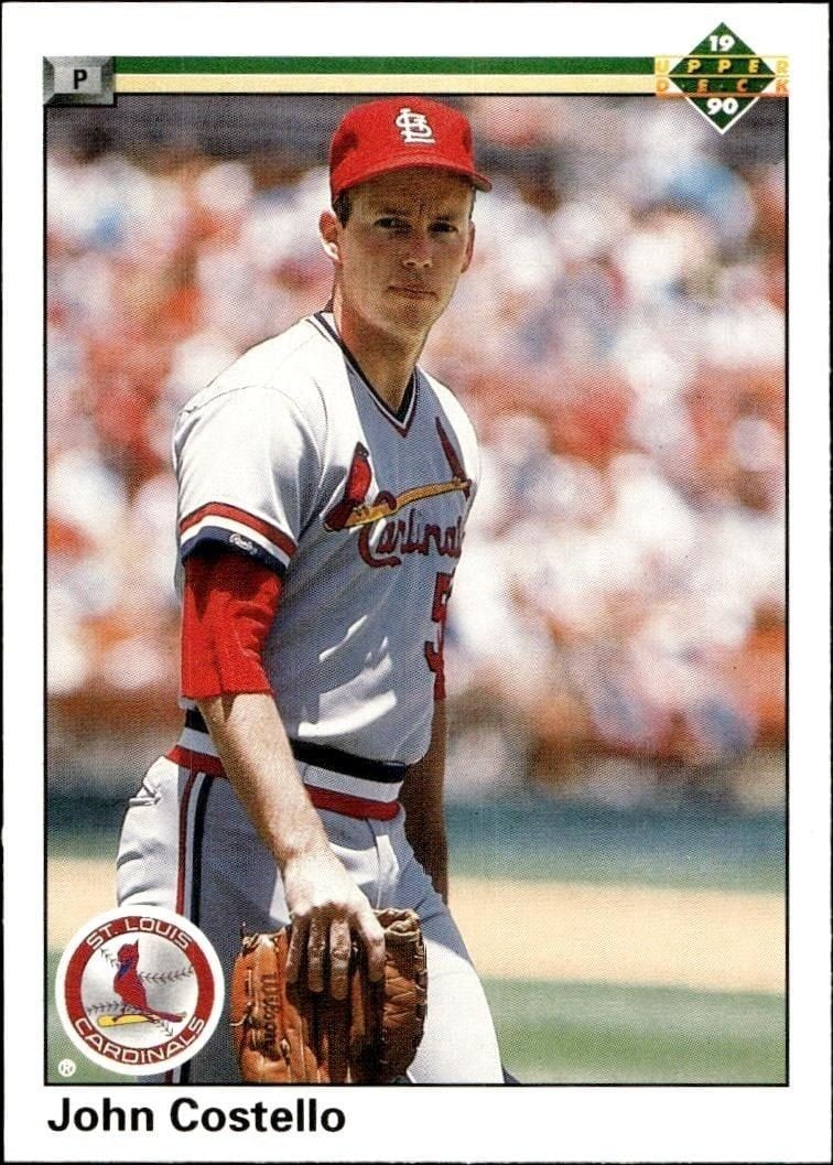 1990 Upper Deck John Costello #486 baseball trading card front