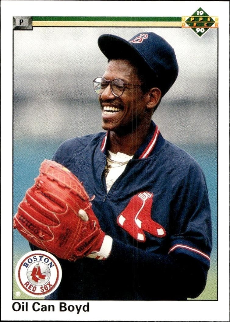 1990 Upper-Deck Low Number Oil Can Boyd #484 trading card
