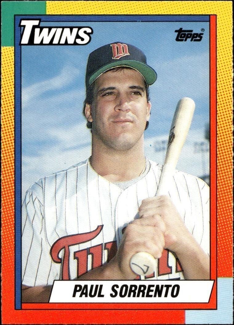 1990 Topps Traded Paul Sorrento #119T trading card