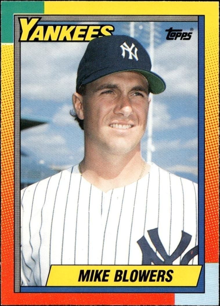 1990 Topps Traded Mike Blowers #9T trading card
