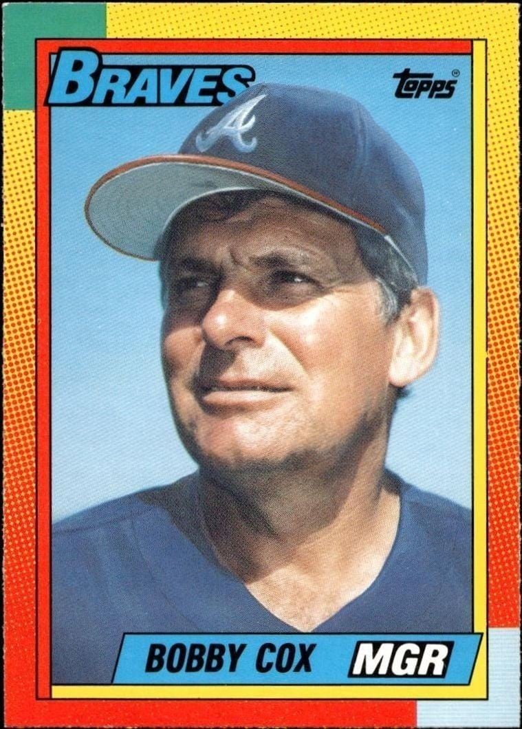 1990 Topps Traded Bobby Cox #23T trading card